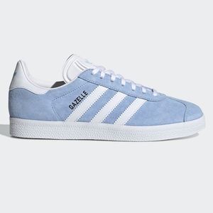 New Adidas Originals Gazelle Baby Blue Suede Shoes